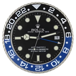 Rolex GMT Master II Wall Clock Batman Style-RWC Front