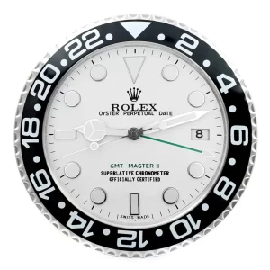 Rolex GMT Master II Wall Clock Black and White Style-RWC Front