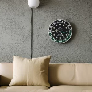 Rolex GMT Master II Wall Clock Sprite-Style-RWC On Wall