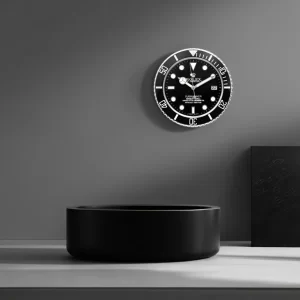 Rolex Submariner Wall Clock Black Style-RWC On Wall