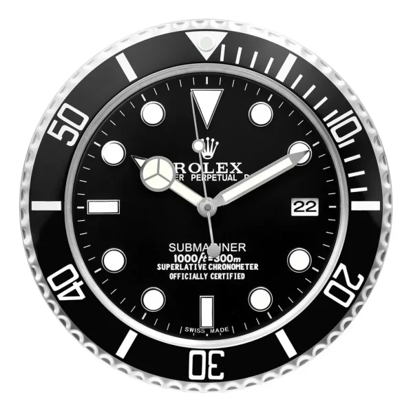 Submariner Wall Clock | Black Style