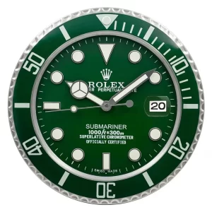 Rolex Submariner Wall Clock Hulk Style-RWC Front