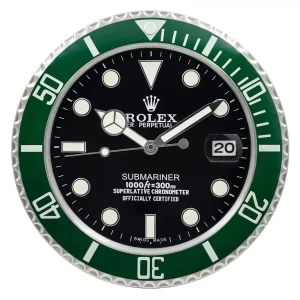 Rolex Submariner Wall Clock Starbucks Style-RWC Front