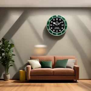 Rolex Submariner Wall Clock Starbucks Style-RWC On Wall