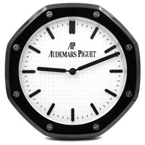 Audemars Piguet Royal Oak Wall Clock Black And White-RWC Front