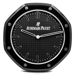 Audemars Piguet Royal Oak Wall Clock Full Black Style-RWC Front