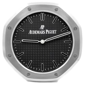 Audemars Piguet Royal Oak Wall Clock Silver And Black-RWC Front