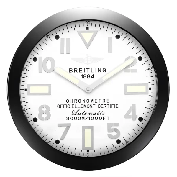 Superocean Wall Clock | Black And White Style