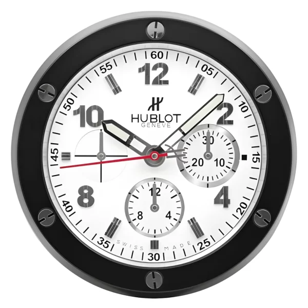 Big Bang Wall Clock | Black And White