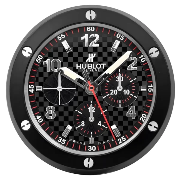 Big Bang Wall Clock | Carbon Fibre Dial All Black