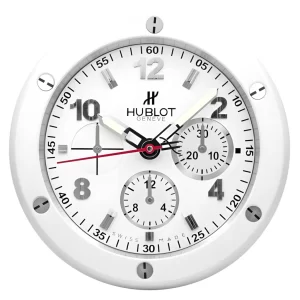 Hublot Big Bang Wall Clock Full White Style-RWC Front