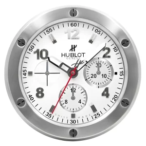 Hublot Big Bang Wall Clock Silver and White Style-RWC Front