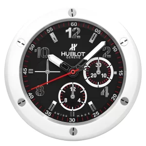 Hublot Big Bang Wall Clock White And Black Style-RWC Front