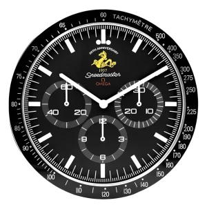 Omega Speedmaster Wall Clock 50th Anniversary-RWC Front