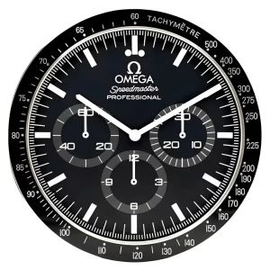 Omega Speedmaster Wall Clock Classic Style-RWC Front