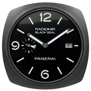 Panerai Radiomir Wall Clock Black And Green Dial-RWC Front