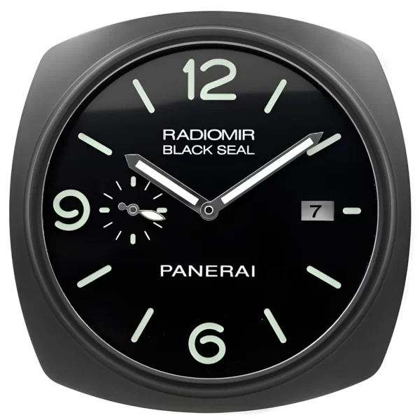 Radiomir Wall Clock | Black And Green Dial