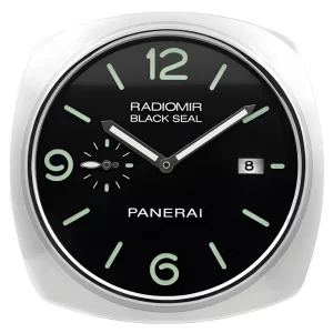 Panerai Radiomir Wall Clock Silver And Green Dial-RWC Front