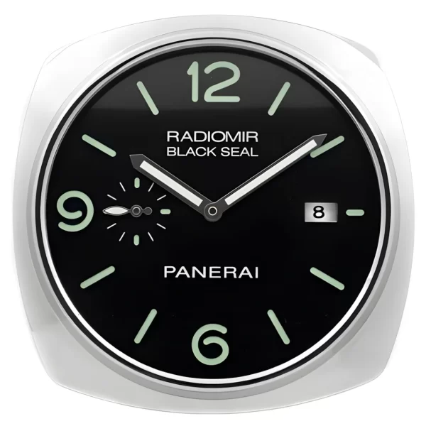 Radiomir Wall Clock | Silver And Green Dial