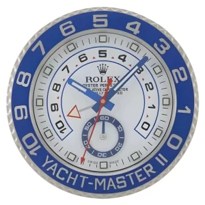 Rolex Yachtmaster II Wall Clock Blue Style-RWC Front