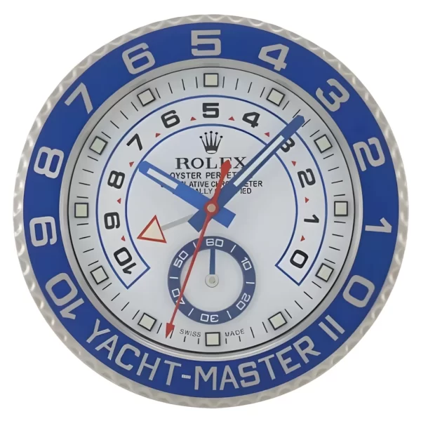 Yachtmaster II Wall Clock | Blue Style